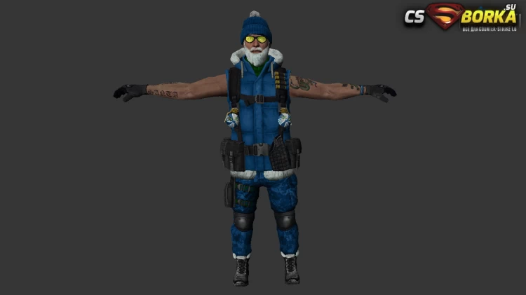 Модель «Battle Santa КТ/ТТ» для CS 1.6 для CS 1.6