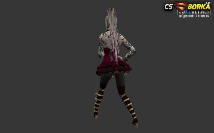 Модель девушки КТ/ТТ для CS 1.6 для CS 1.6