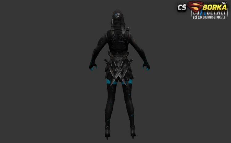 Модель девушки КТ/ТТ для CS 1.6 для CS 1.6