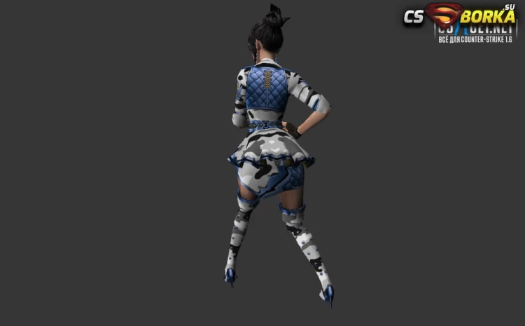 Модель девушки КТ/ТТ для CS 1.6 для CS 1.6