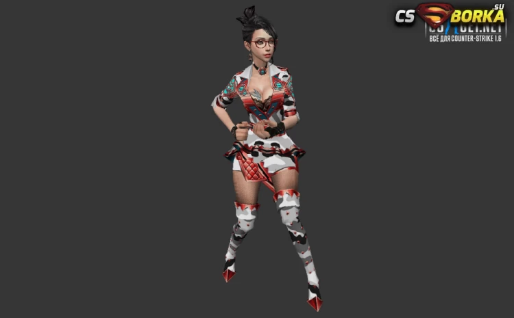 Модель девушки КТ/ТТ для CS 1.6 для CS 1.6