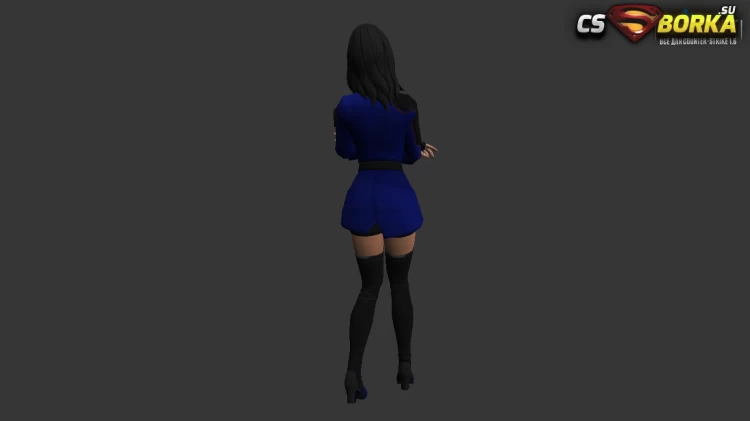 Модель девушки КТ/ТТ для CS 1.6 для CS 1.6