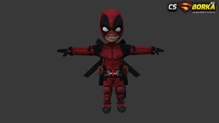 Мужская модель Deadpool Mini для CS 1.6 для CS 1.6