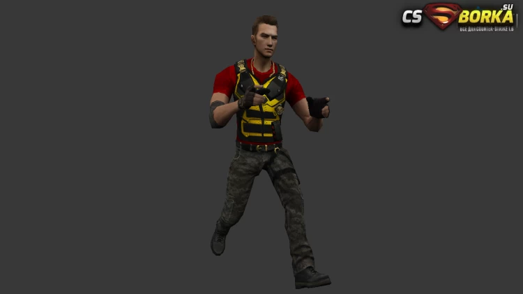 Мужская модель Rick для CS 1.6 для CS 1.6