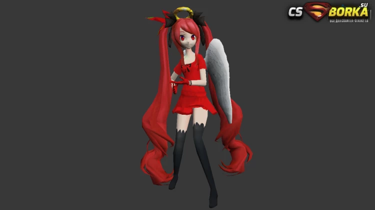 Женская модель Angel Miku для CS 1.6 для CS 1.6