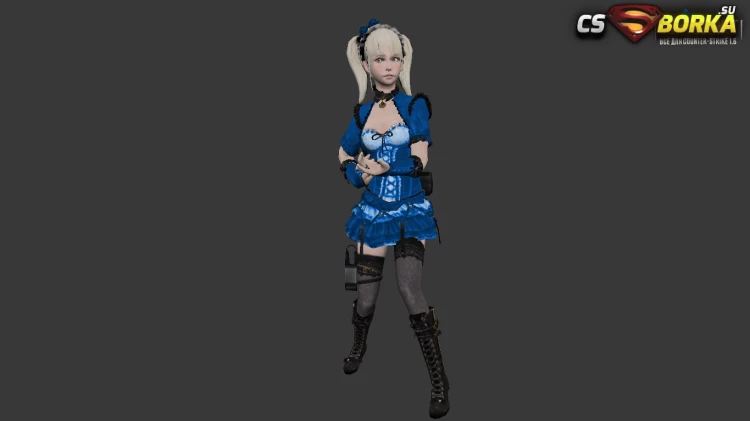 Женская модель Gothic Girl для CS 1.6 для CS 1.6