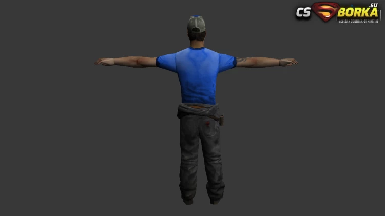 Мужская модель Ellis L4D2 для CS 1.6 для CS 1.6
