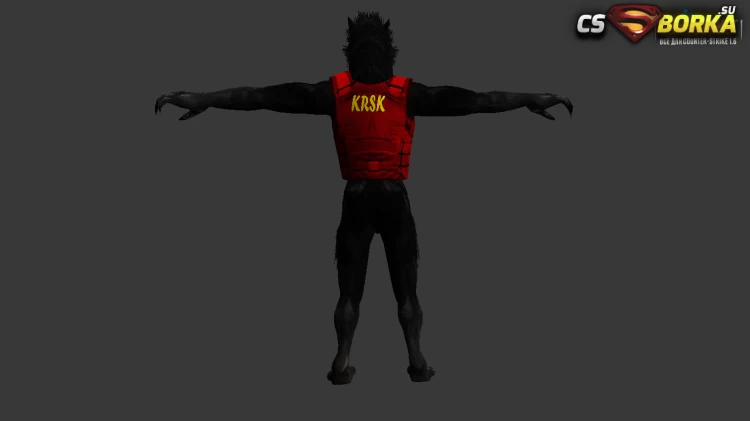 Мужская модель Волк для CS 1.6 для CS 1.6