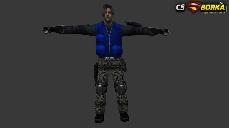 Мужская модель Leon Remake для CS 1.6 для CS 1.6