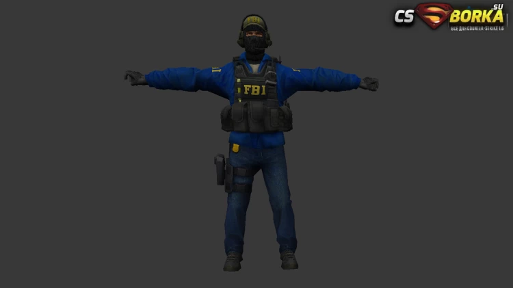 Мужская модель Agent FBI для CS 1.6 для CS 1.6