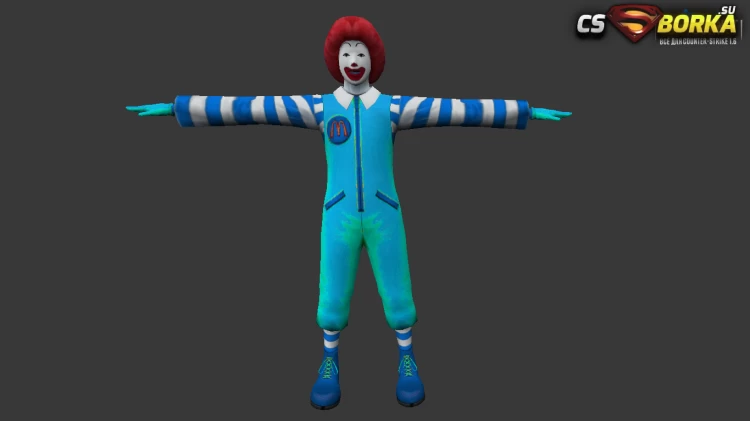 Мужская модель Ronald McDonald для CS 1.6 для CS 1.6
