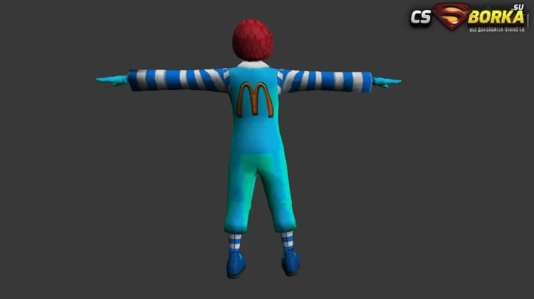 Мужская модель Ronald McDonald для CS 1.6 для CS 1.6