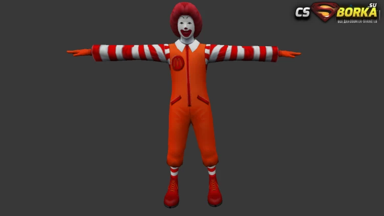 Мужская модель Ronald McDonald для CS 1.6 для CS 1.6