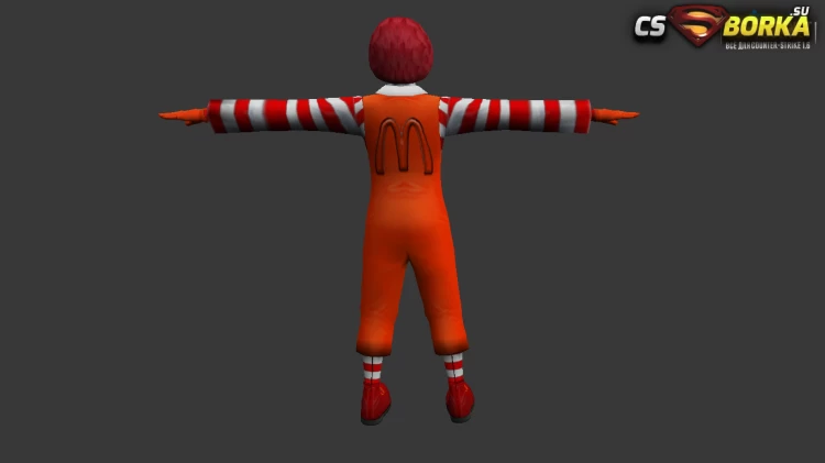 Мужская модель Ronald McDonald для CS 1.6 для CS 1.6