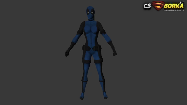 Женская модель Deadpool Girl для CS 1.6 для CS 1.6