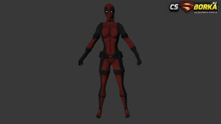Женская модель Deadpool Girl для CS 1.6 для CS 1.6