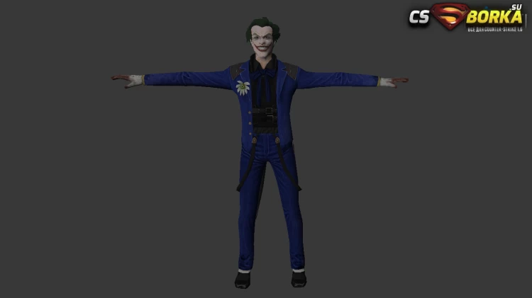 Мужская модель Joker Retextured для CS 1.6 для CS 1.6