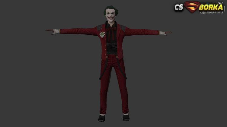 Мужская модель Joker Retextured для CS 1.6 для CS 1.6