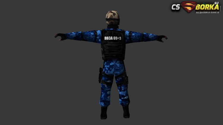 Мужская модель Counter Terror Retextured для CS 1.6 для CS 1.6