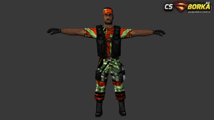 Мужская модель Counter Terror Retextured для CS 1.6 для CS 1.6