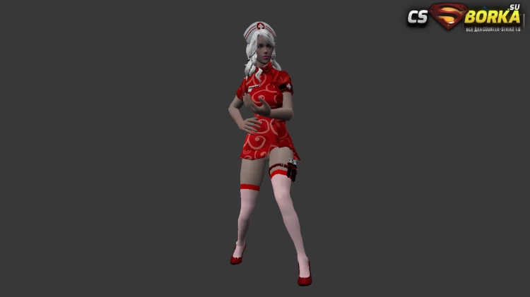 Женская модель Nurse Retextured для CS 1.6 для CS 1.6