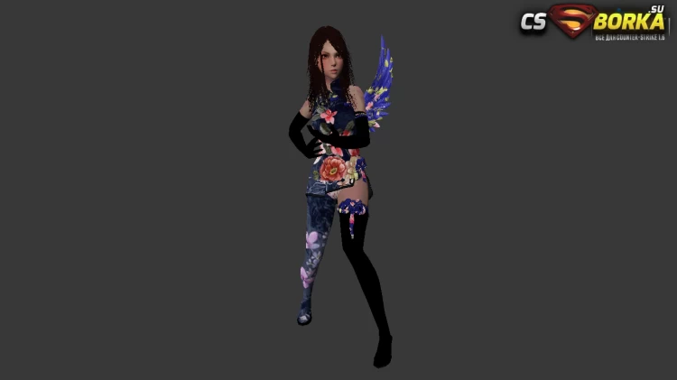 Женская модель Girl Angel Retextured для CS 1.6 для CS 1.6
