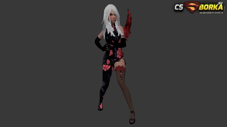 Женская модель Girl Angel Retextured для CS 1.6 для CS 1.6