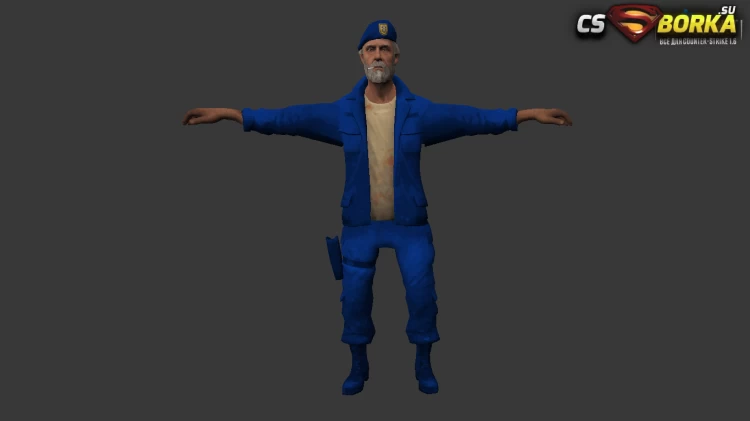Мужская модель Bill L4D для CS 1.6 для CS 1.6