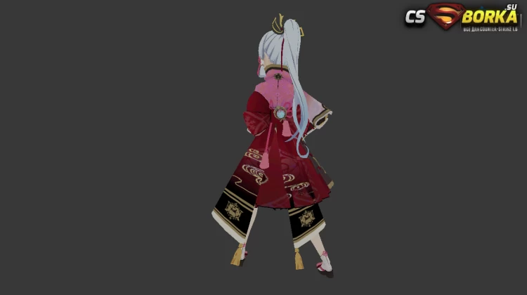 Женская модель Ayaka Genshin для CS 1.6 для CS 1.6