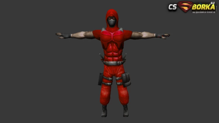 Мужская модель Ninja Soldier для CS 1.6 для CS 1.6