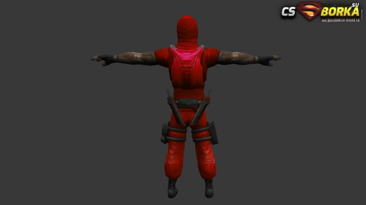 Мужская модель Ninja Soldier для CS 1.6 для CS 1.6