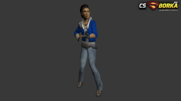 Женская модель Alyx HL2 для CS 1.6 для CS 1.6