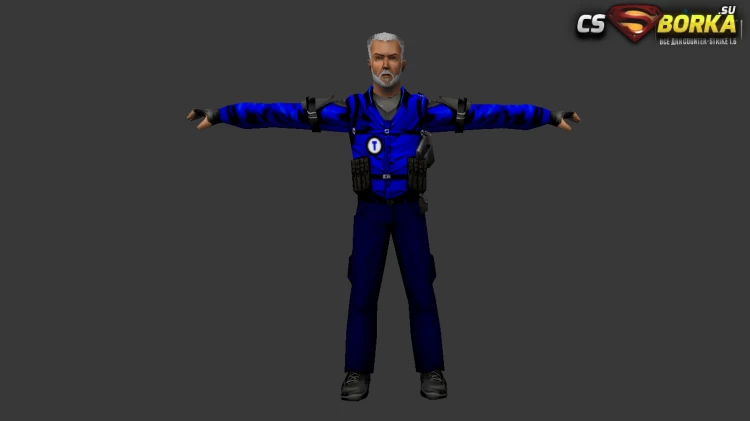 Мужская модель Trevor (united) для CS 1.6 для CS 1.6