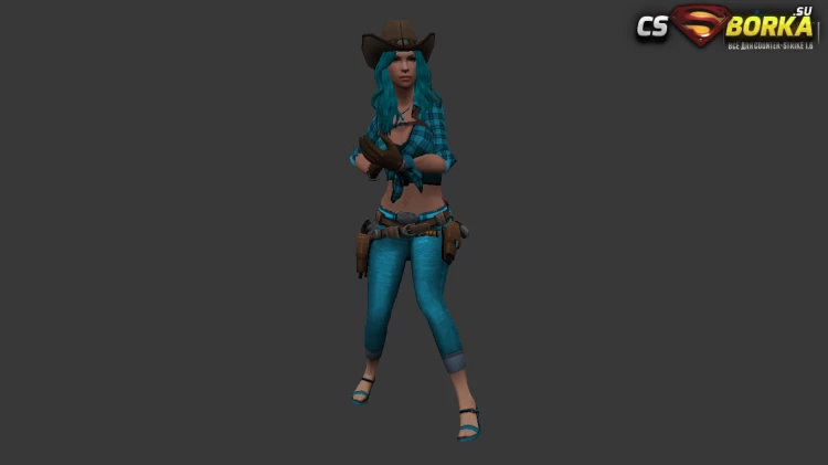 Женская модель Cowgirl (united) для CS 1.6 для CS 1.6