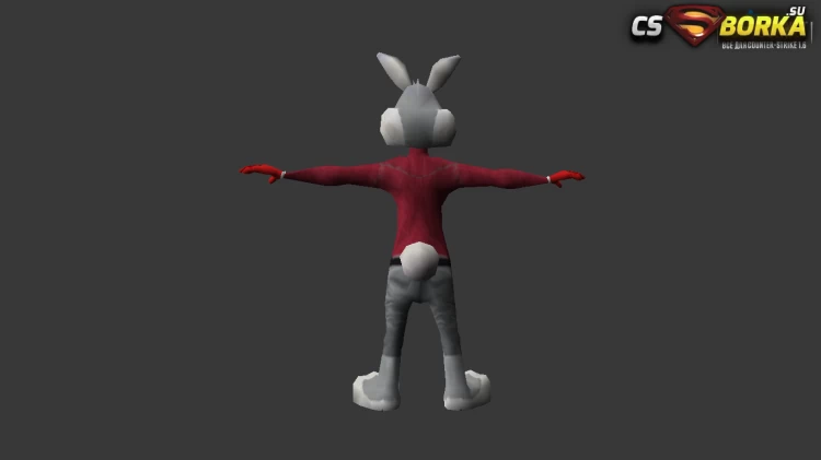 Мужская модель Bugs Bunny (united) для CS 1.6 для CS 1.6