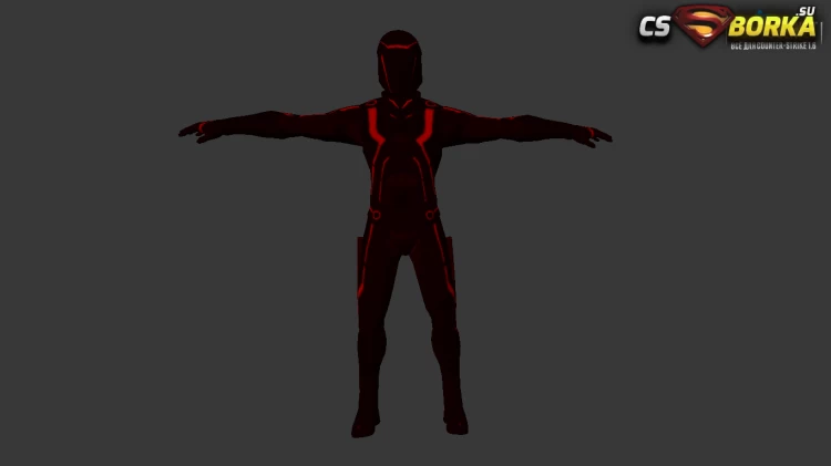Мужская модель Tron (united) для CS 1.6 для CS 1.6