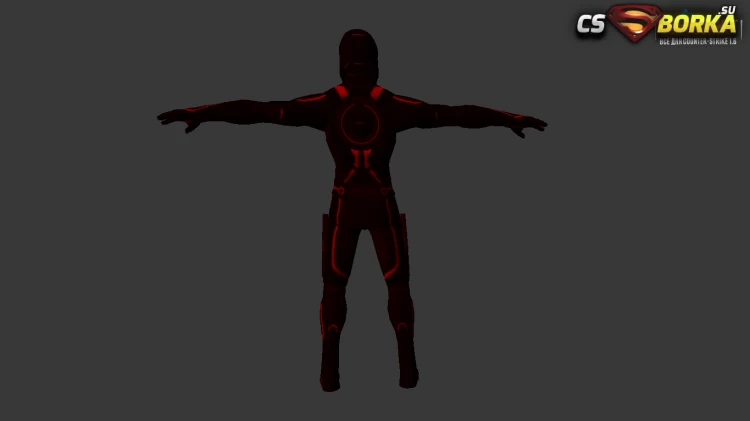 Мужская модель Tron (united) для CS 1.6 для CS 1.6