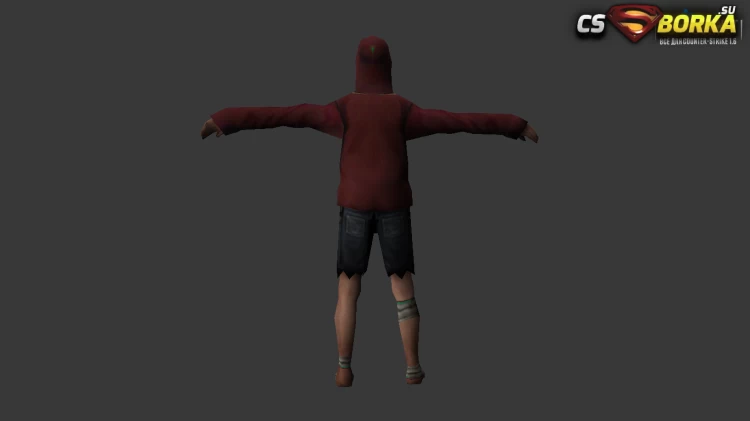 Мужская модель Бездомный (united) для CS 1.6 для CS 1.6