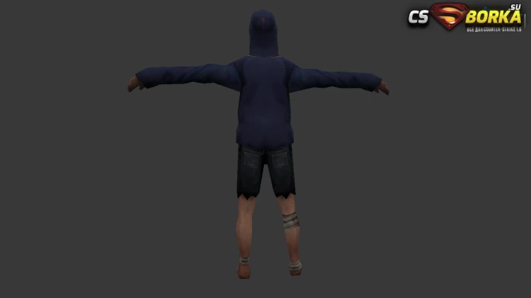 Мужская модель Бездомный (united) для CS 1.6 для CS 1.6