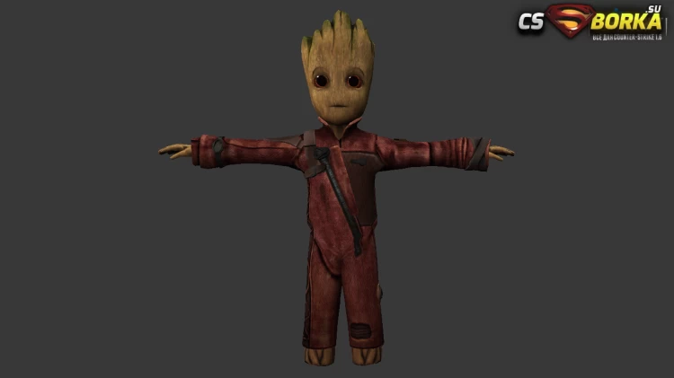 Мужская модель Baby Groot (united) для CS 1.6 для CS 1.6