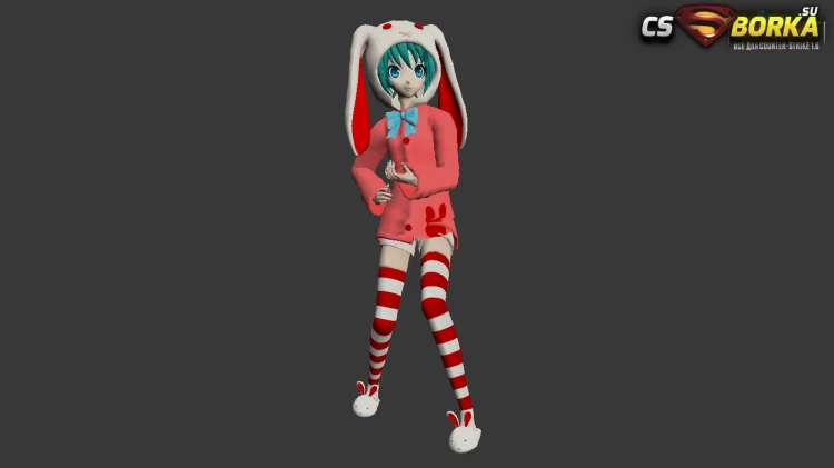 Женская модель Miku Rabbit (united) для CS 1.6 для CS 1.6