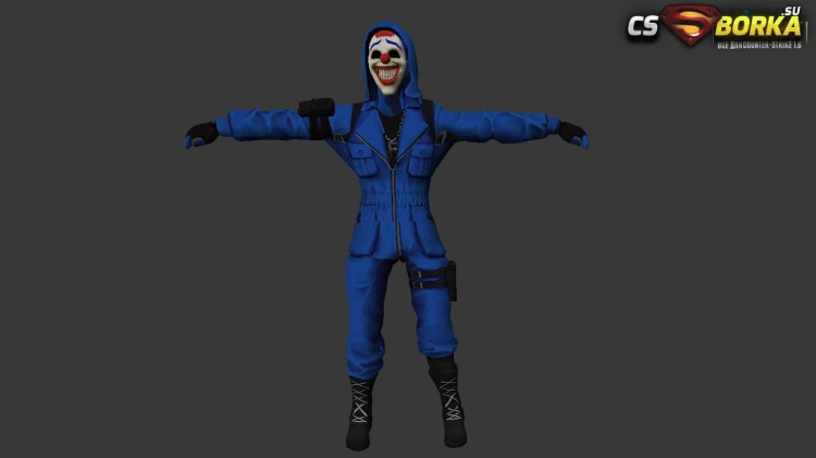 Мужская модель Clown Killer (united) для CS 1.6 для CS 1.6