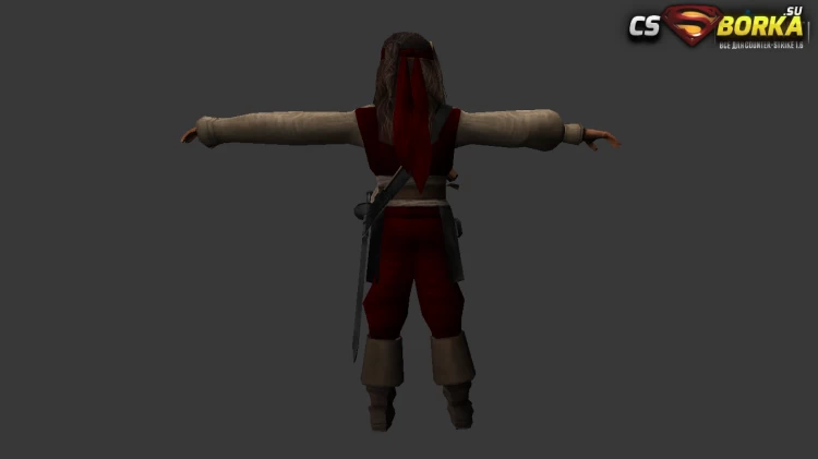 Мужская модель Джек Воробей (united) для CS 1.6 для CS 1.6