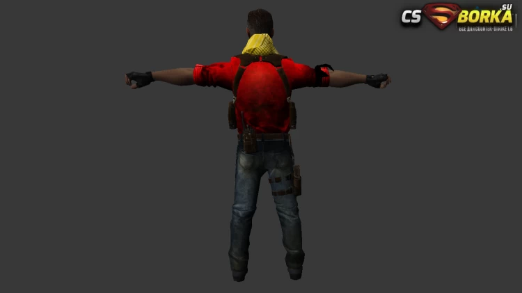 Мужская модель Terrorist CS:GO (united) для CS 1.6 для CS 1.6