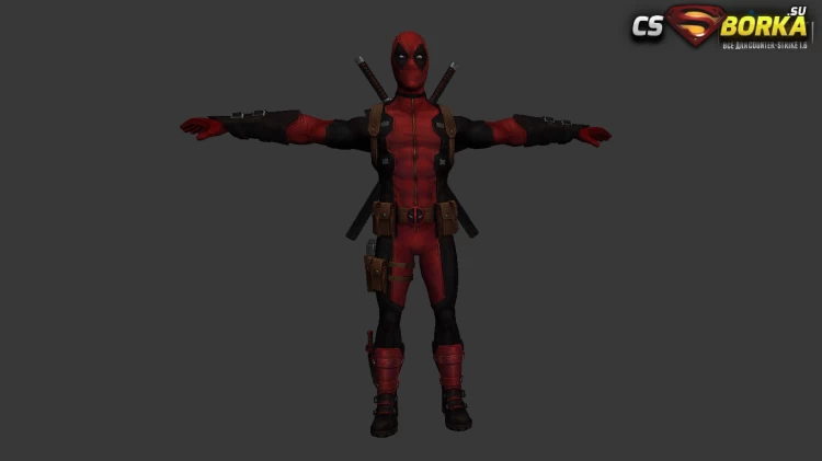 Мужская модель Deadpool (united) для CS 1.6 для CS 1.6