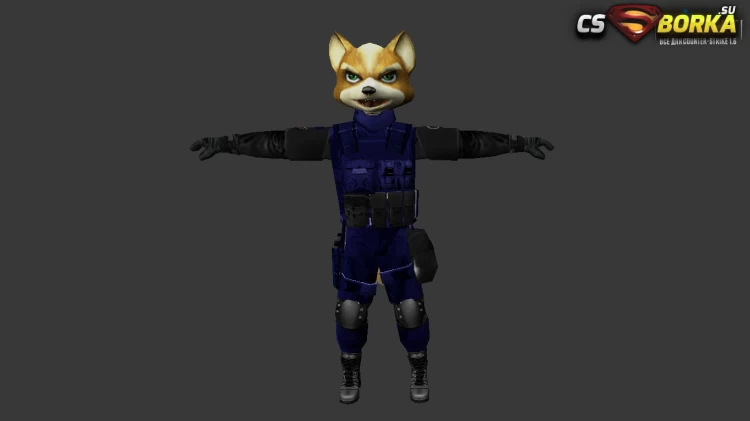 Мужская модель Fox Killer (ct,tt+united) для CS 1.6 для CS 1.6