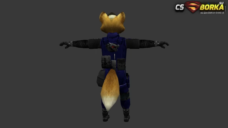 Мужская модель Fox Killer (ct,tt+united) для CS 1.6 для CS 1.6