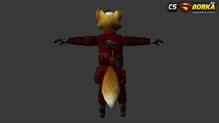 Мужская модель Fox Killer (ct,tt+united) для CS 1.6 для CS 1.6