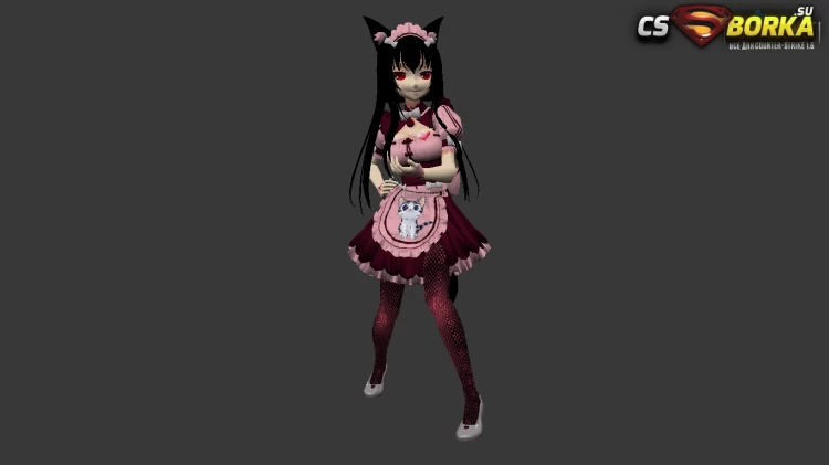 Женская модель Nekopara ver.2 (ct,tt+united) для CS 1.6 для CS 1.6