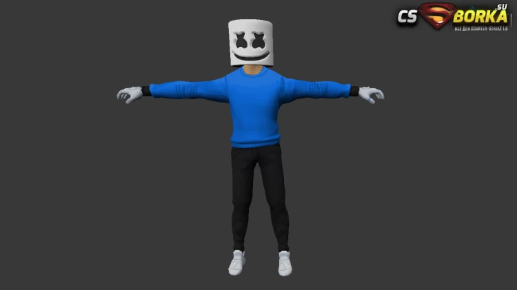 Мужская модель Marshmello (ct.tt+united) для CS 1.6 для CS 1.6